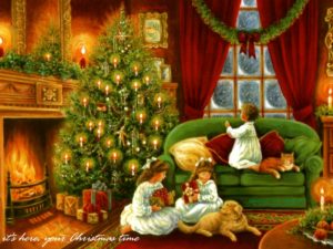 Στα παιδιά αρέσουν οι γιορτές! vintage christmas 300x225 1